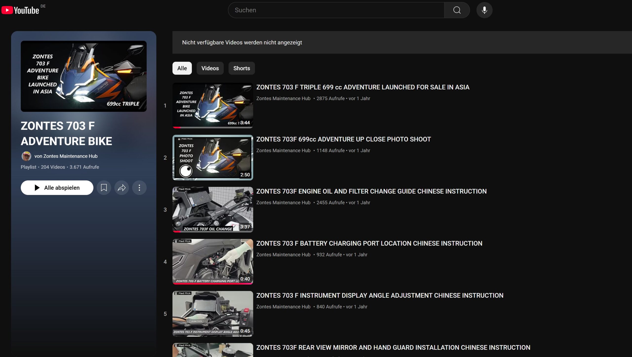 Zontes Maintenance Hub