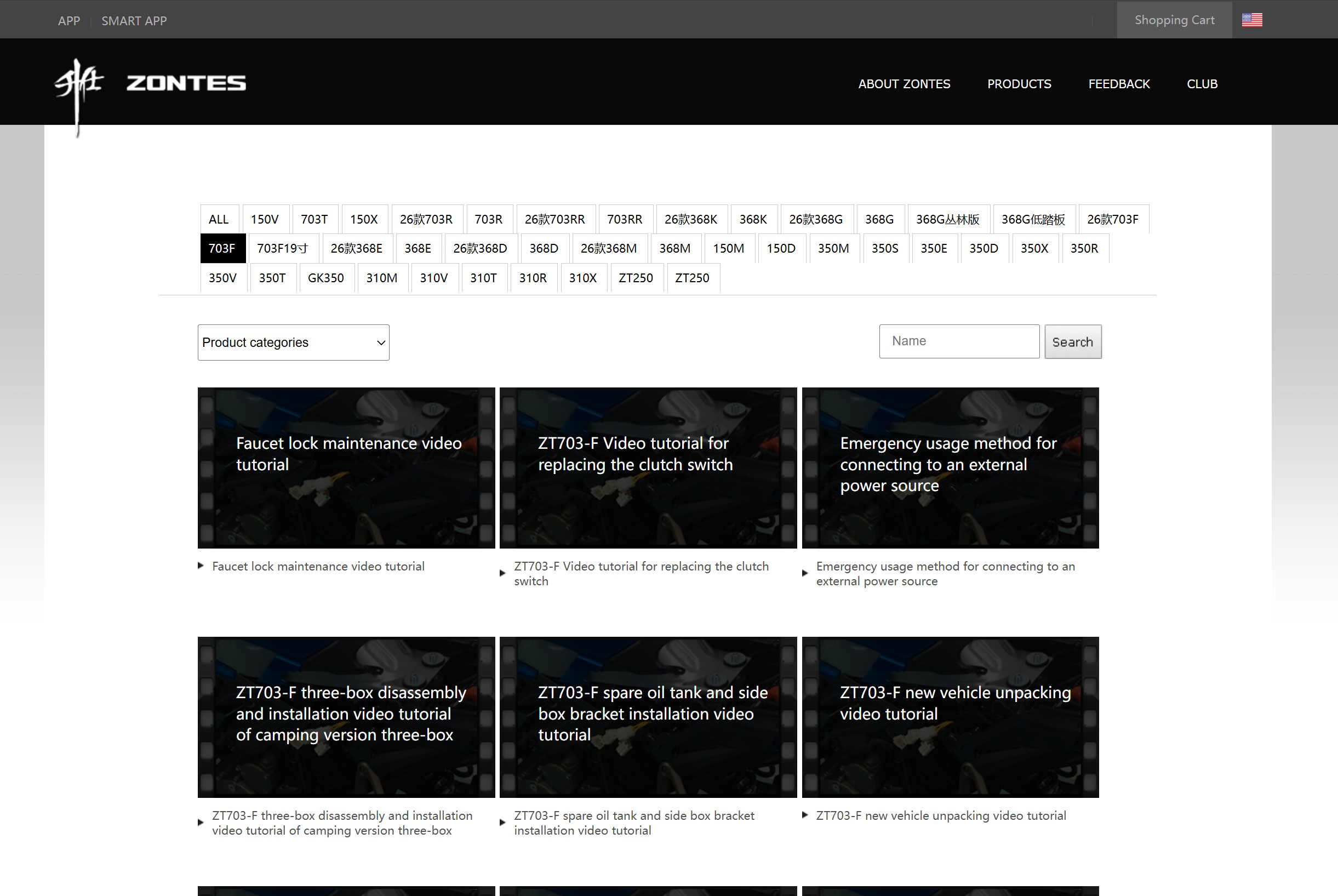 Zontes „Assembly Videos“
